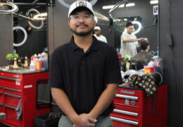 Alec owner drive in barbershop